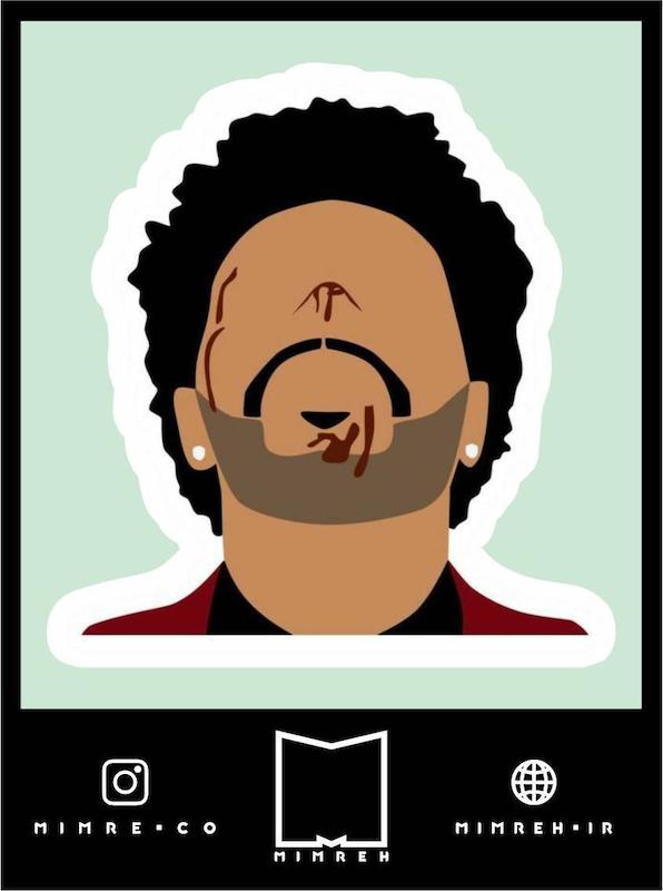 استیکر The Weeknd
