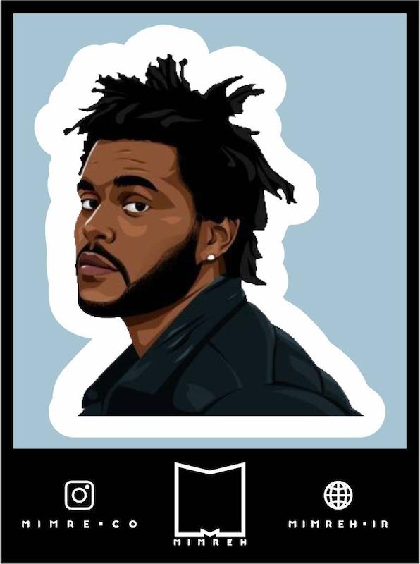 استیکر The Weeknd