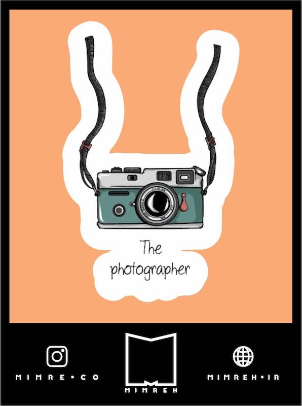 استیکر Photographer3