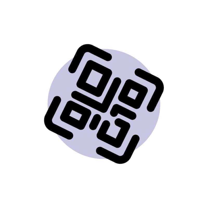 استیکر QR کد با طرح شما