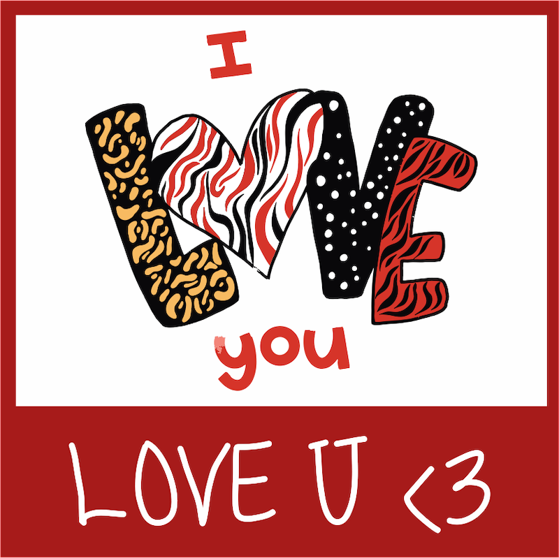 استیکر valentine V6