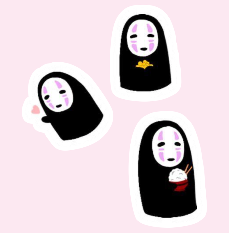 پک استیکر 1 Anime - Spirited Away - No Face