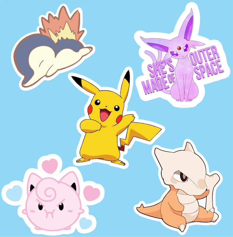 پک استیکر 3 Anime - pokemon