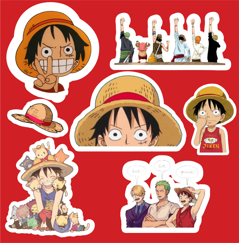 پک استیکر Anime - One Piece 1