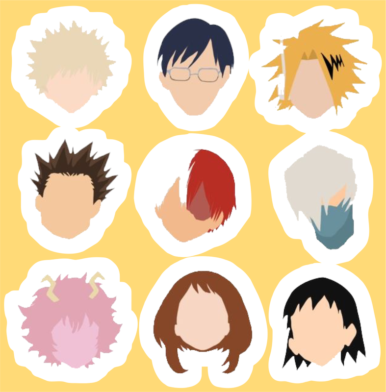 پک استیکر Anime - My Hero Academia 6