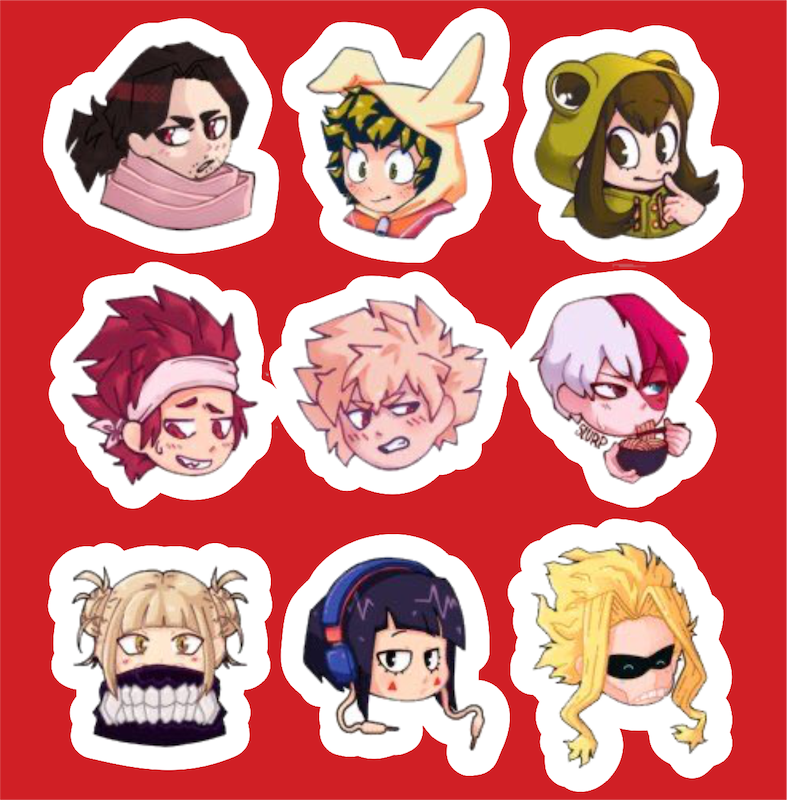 پک استیکر Anime - My Hero Academia 5