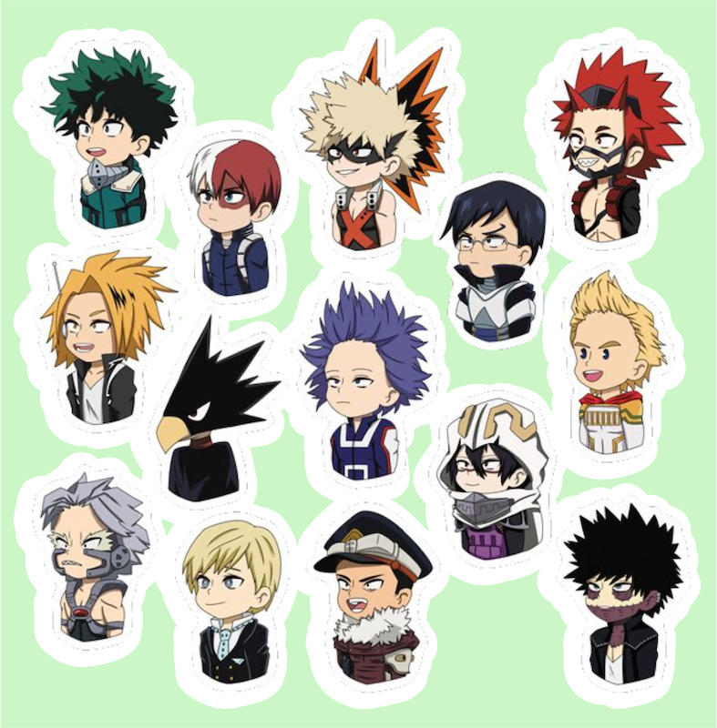 پک استیکر Anime - My Hero Academia 4