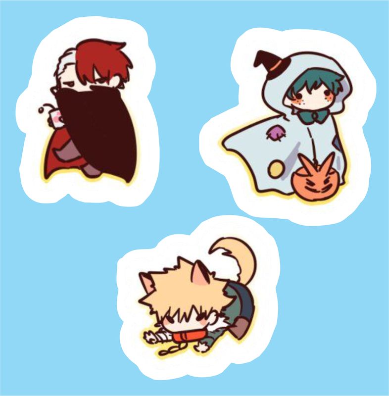 پک استیکر Anime - late halloween 1