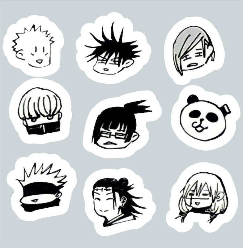پک استیکر Anime - Jujutsu Kaisen 6