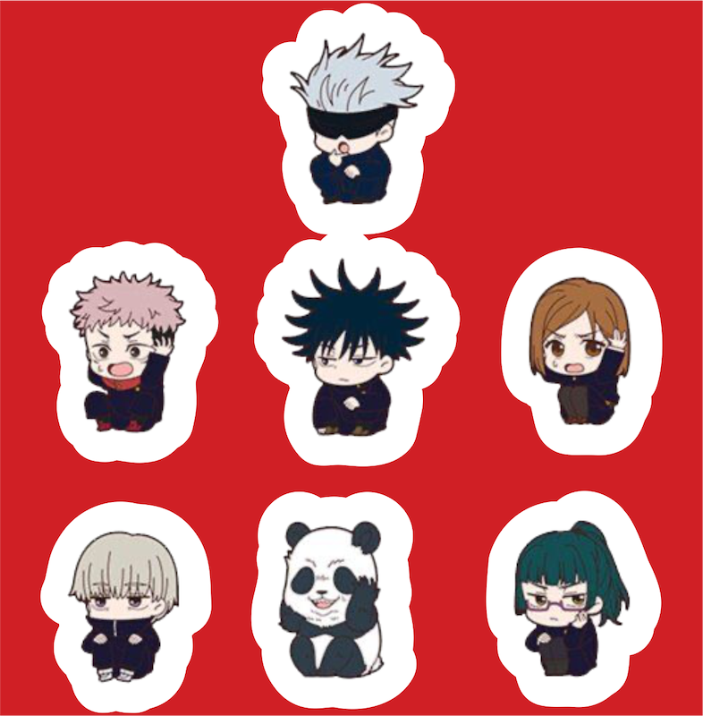 پک استیکر Anime - Jujutsu Kaisen 5