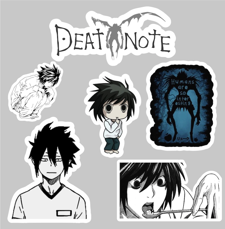 پک استیکر Anime - Death Note 4