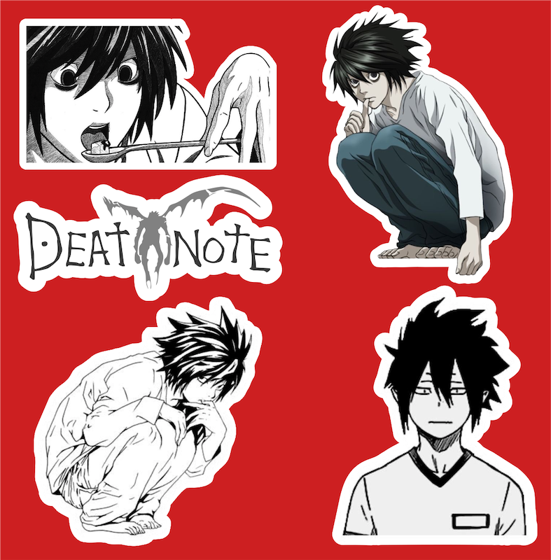 پک استیکر Anime - Death Note 3