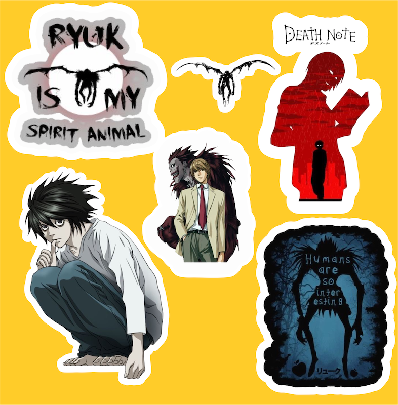 پک استیکر Anime - Death Note 1