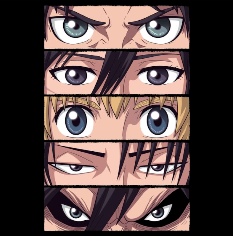 پک استیکر 1 Anime - Attack On Titan