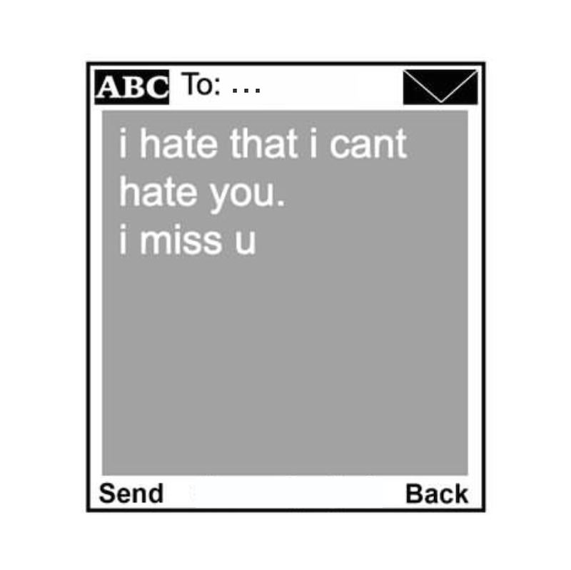 استیکر unsent socially mu97