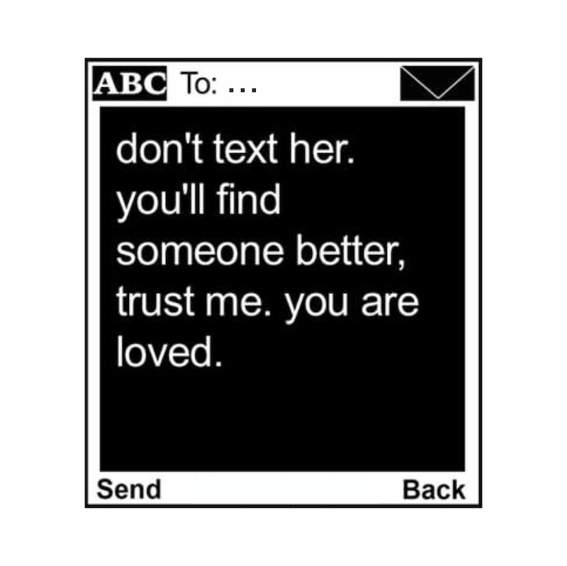 استیکر unsent socially mu95