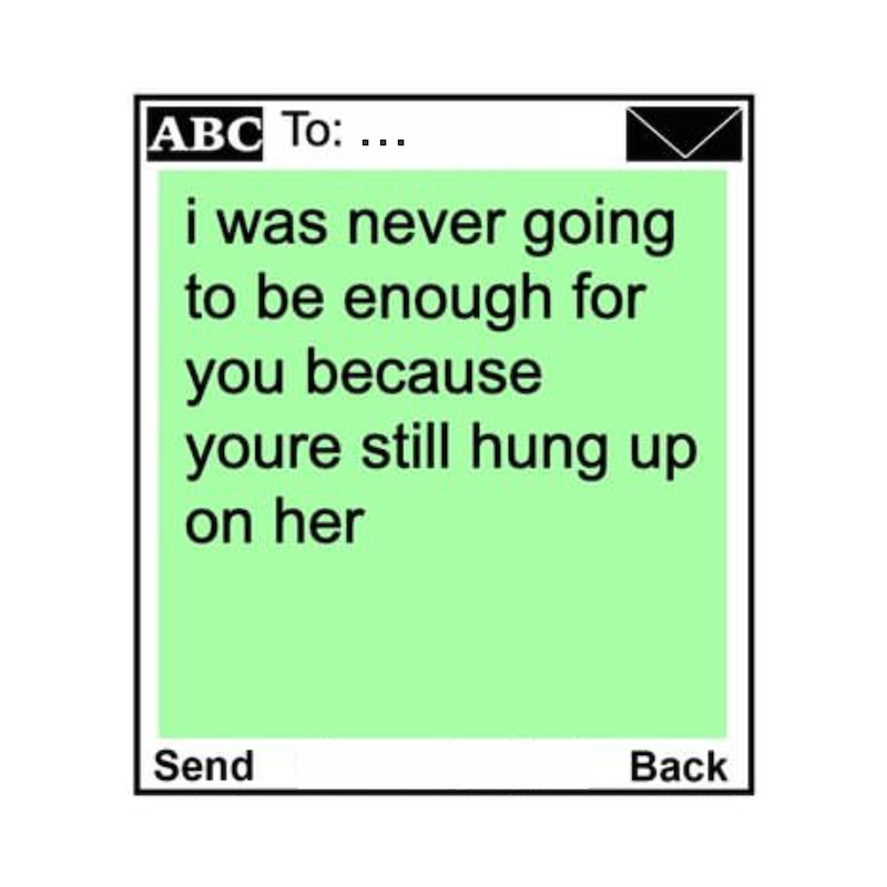 استیکر unsent socially mu61