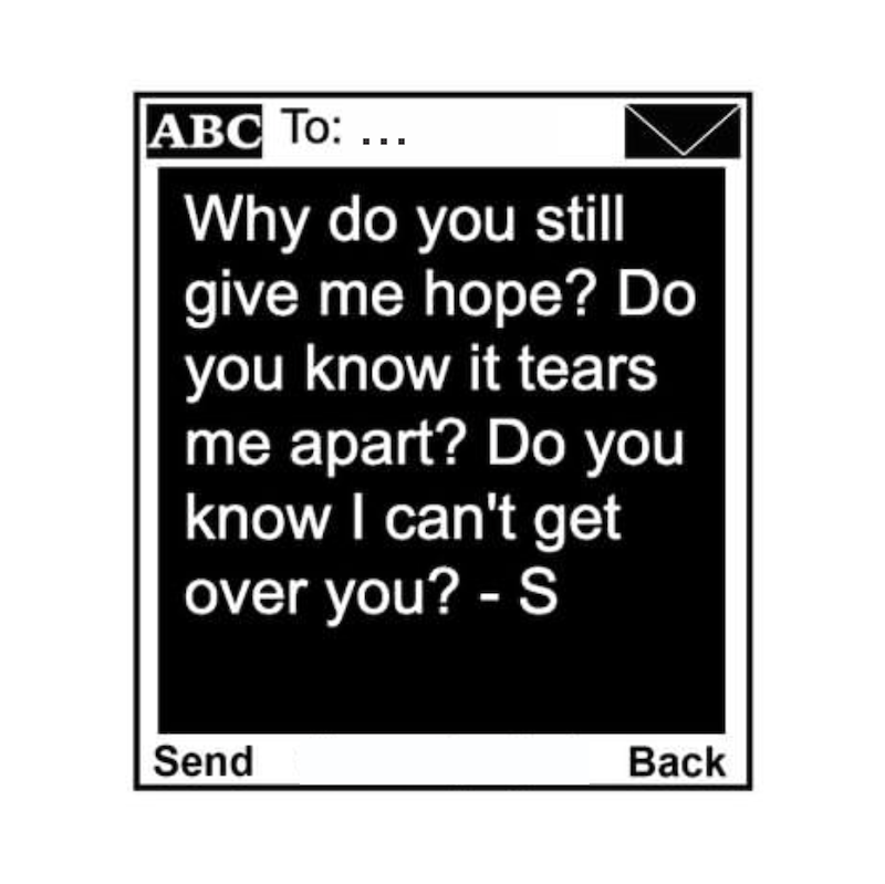 استیکر unsent socially mu36