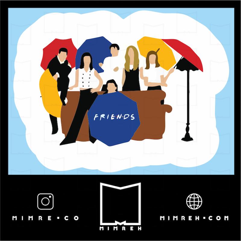 استیکر friends13-3