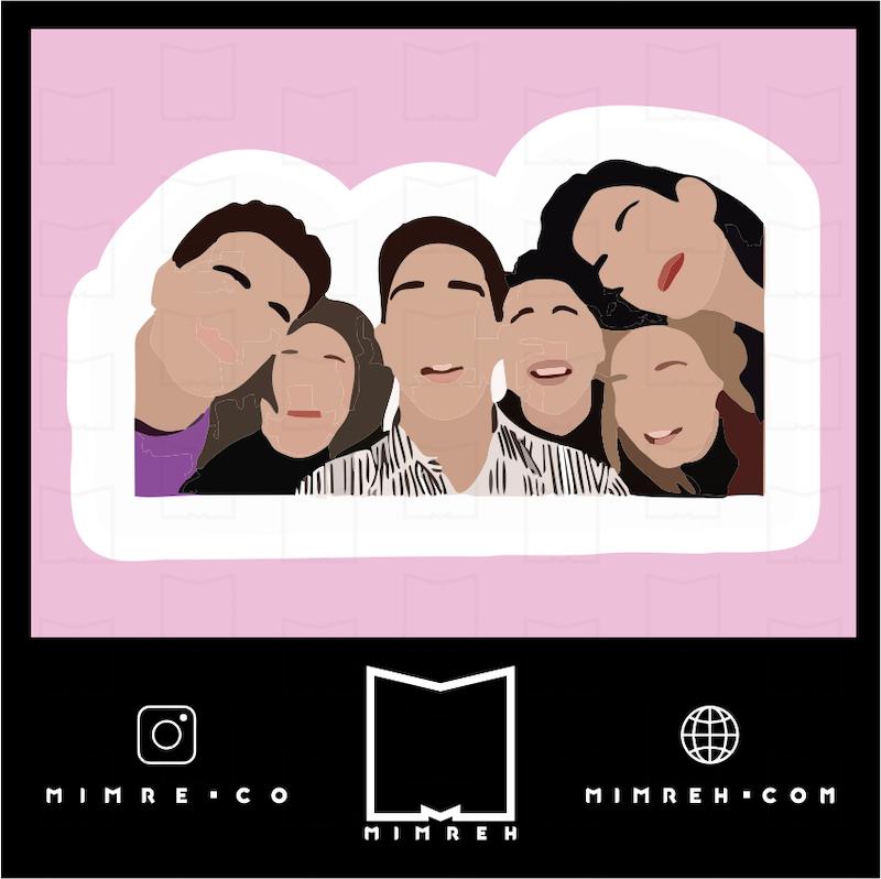 استیکر friends10-2