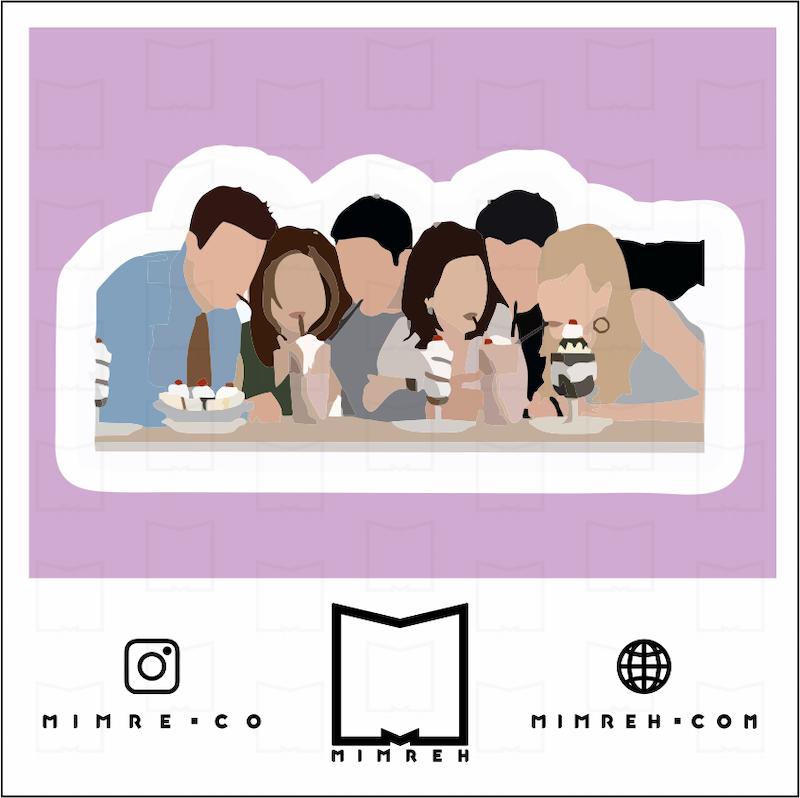 استیکر friends6-5