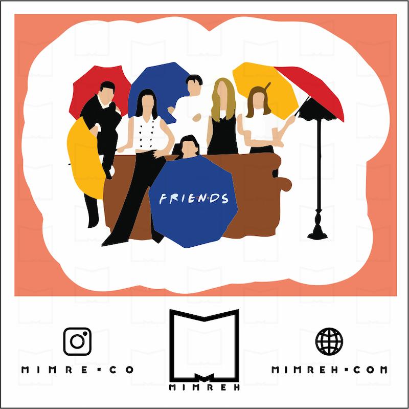 استیکر friends5-4