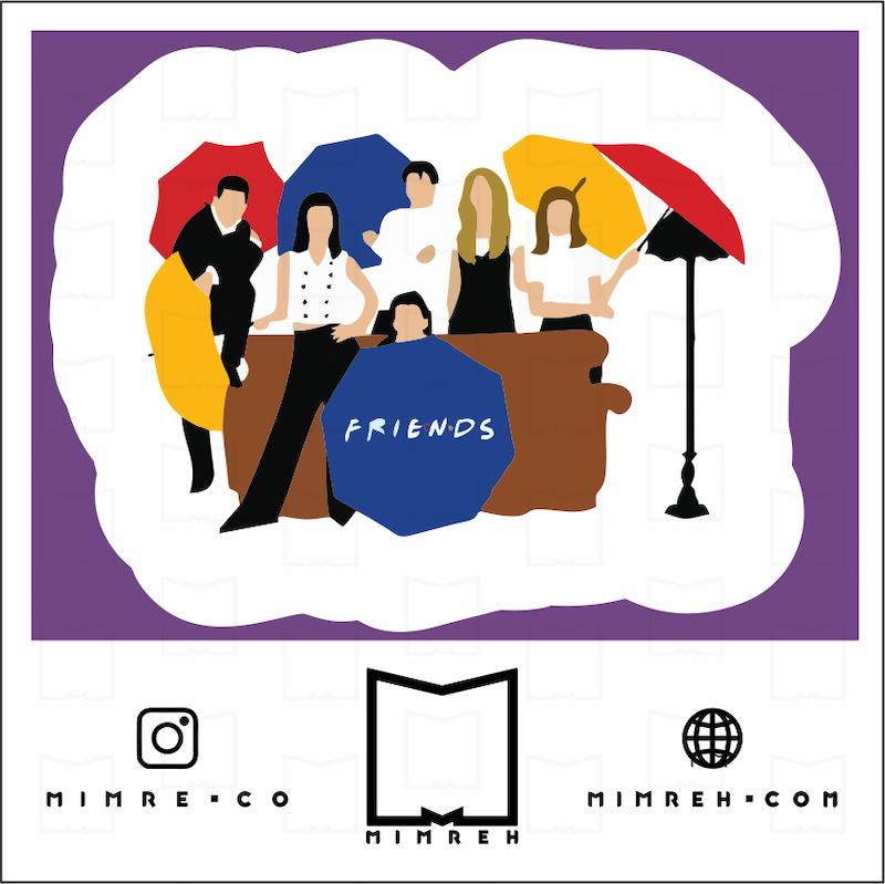 استیکر friends1-6