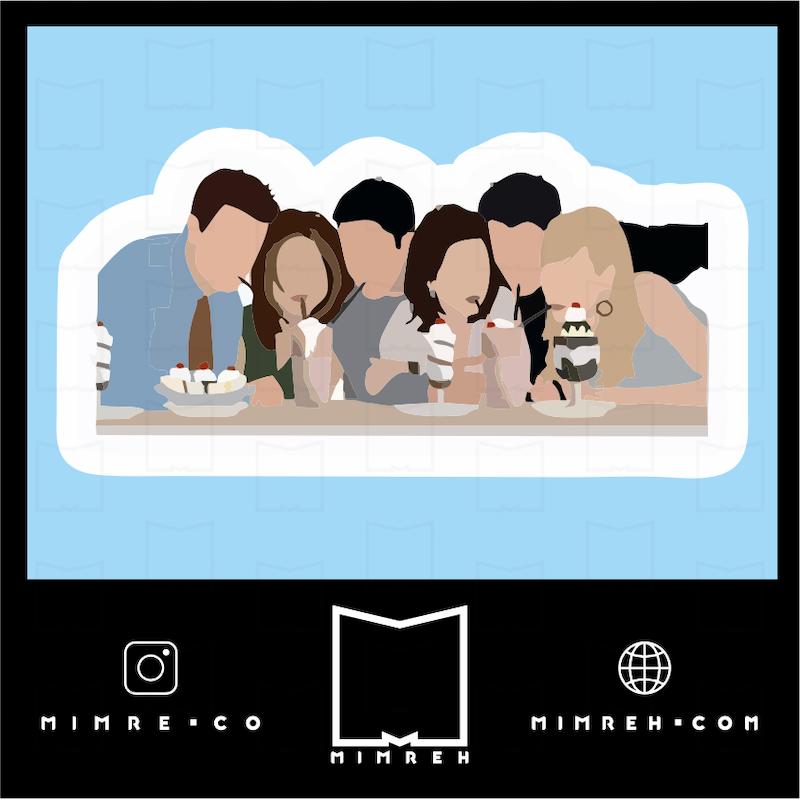 استیکر friends1-6
