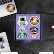 پک استیکر space8