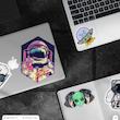 پک استیکر space8
