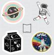 پک استیکر space5