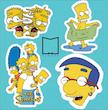 پک استیکر simpsons9