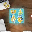 پک استیکر simpsons9