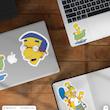 پک استیکر simpsons9