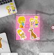 پک استیکر simpsons11