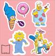 پک استیکر simpsons5