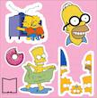 پک استیکر simpsons3