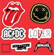 پک استیکر rock bands4