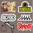 پک استیکر rock bands2