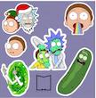 پک استیکر rick and morty4