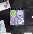 پک استیکر rick and morty1