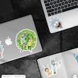 پک استیکر rick and morty1