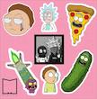 پک استیکر rick and morty3