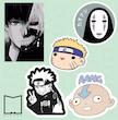 پک استیکر anime8