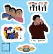 پک استیکر friends13
