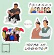 پک استیکرfriends9