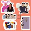 پک استیکرfriends5