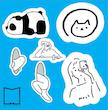 پک استیکر doodle tor10