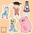 پک استیکر animation 17