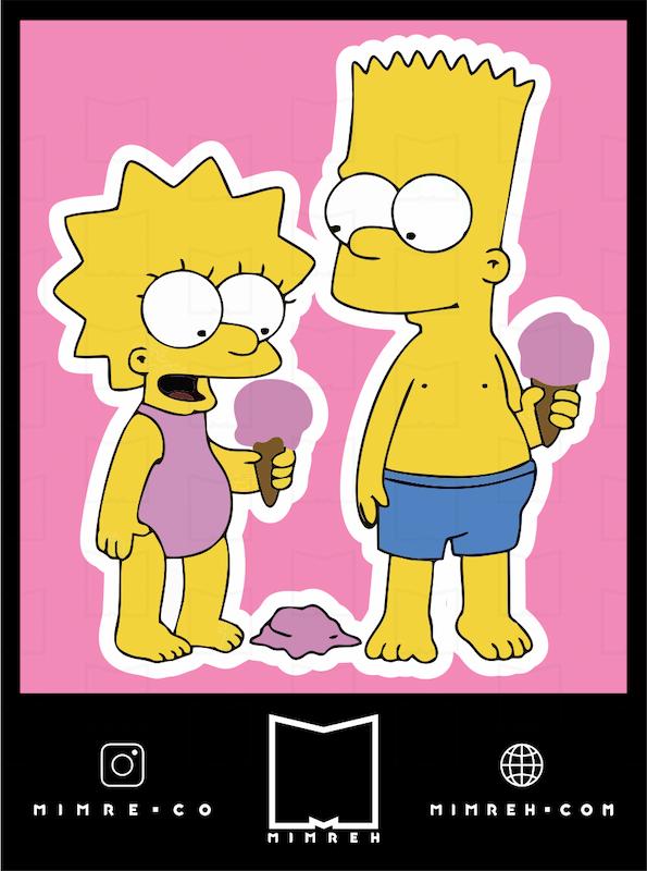 استیکر simpsons11-2